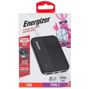 Energizer MAX 5000mAh High Speed Portable Charger/Power Bank LCD Display New